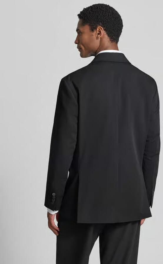 Selected relaxed fit colbert met viscose model 'RELAXED-LIAM' - Foto 4