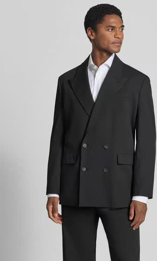 Selected relaxed fit colbert met viscose model 'RELAXED-LIAM' - Foto 6