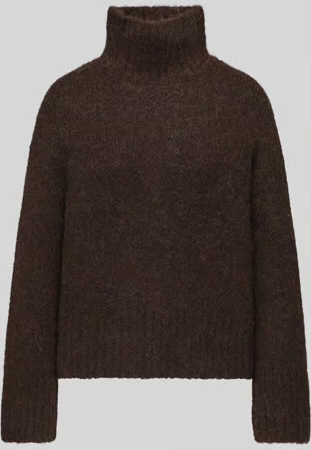 SELECTED WOMEN Dames Truien & Vesten Slfgabriella Ls Knit High Neck Bruin - Foto 5