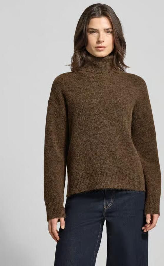 Selected Relaxed fit coltrui van wolmix met alpaca-aandeel model 'LULU' - Foto 2