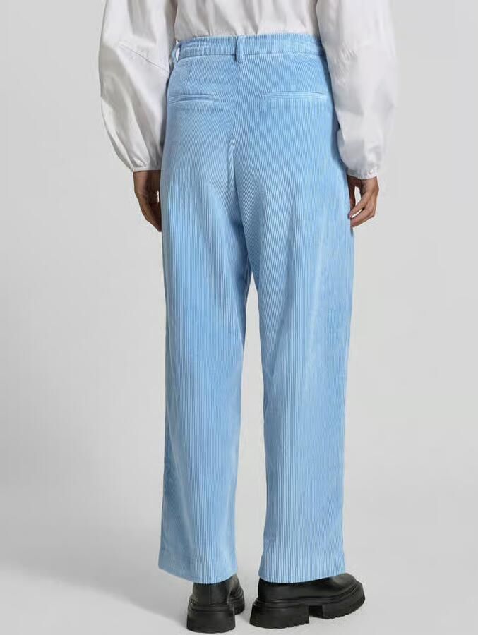 Selected Wide fit corduroy broek van katoenmix model 'ROJA' - Foto 2