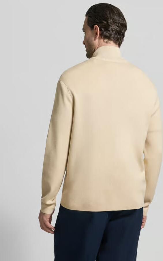 Selected Relaxed fit gebreid jack van viscosemix model 'TELLER' - Foto 3