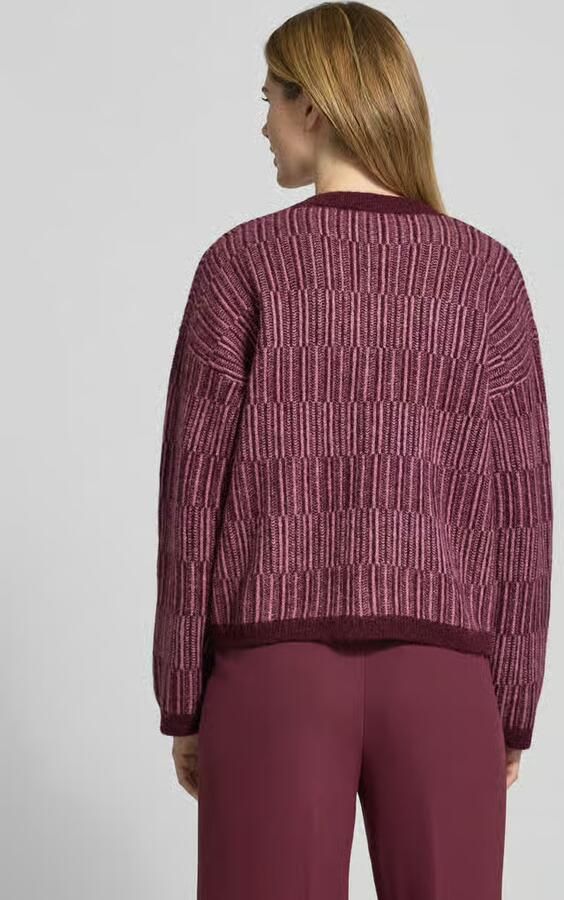 Selected Femme Relaxed fit gebreide pullover van wolmix met alpaca model 'FALVA'