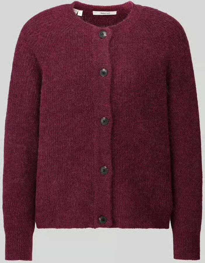SELECTED WOMEN Dames Truien & Vesten Slflulu Ls Knit Short Cardigan Bordeaux - Foto 8
