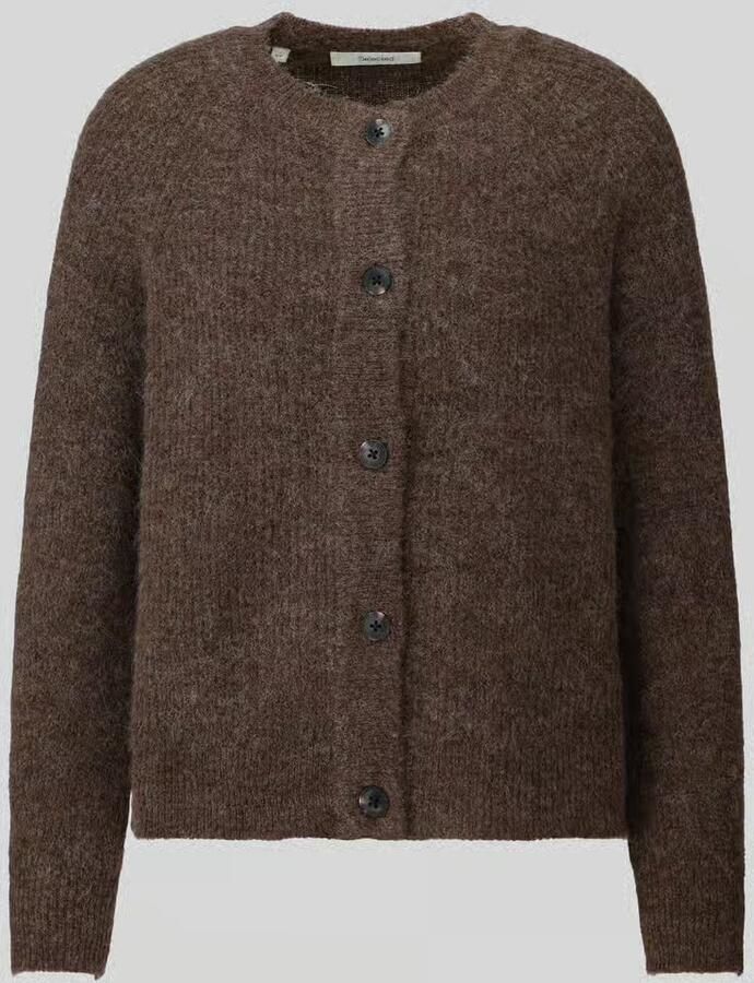 SELECTED WOMEN Dames Truien & Vesten Slflulu Ls Knit Short Cardigan Bruin - Foto 7