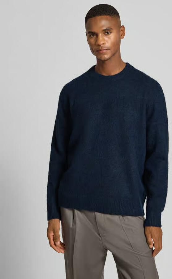 Selected Homme Relaxed fit gebreide pullover met wol model 'RAI BRUSHED' - Foto 2