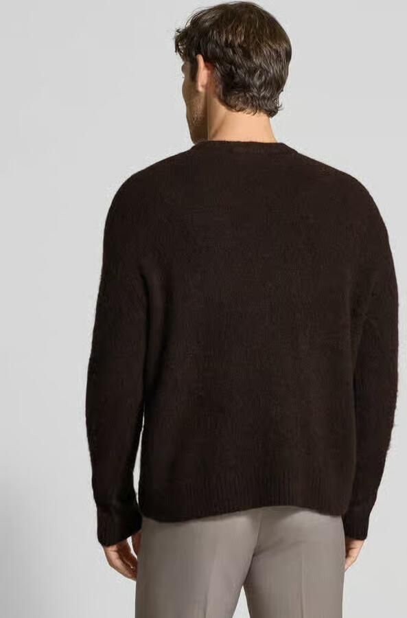 Selected Homme Relaxed fit gebreide pullover met wol model 'RAI BRUSHED'