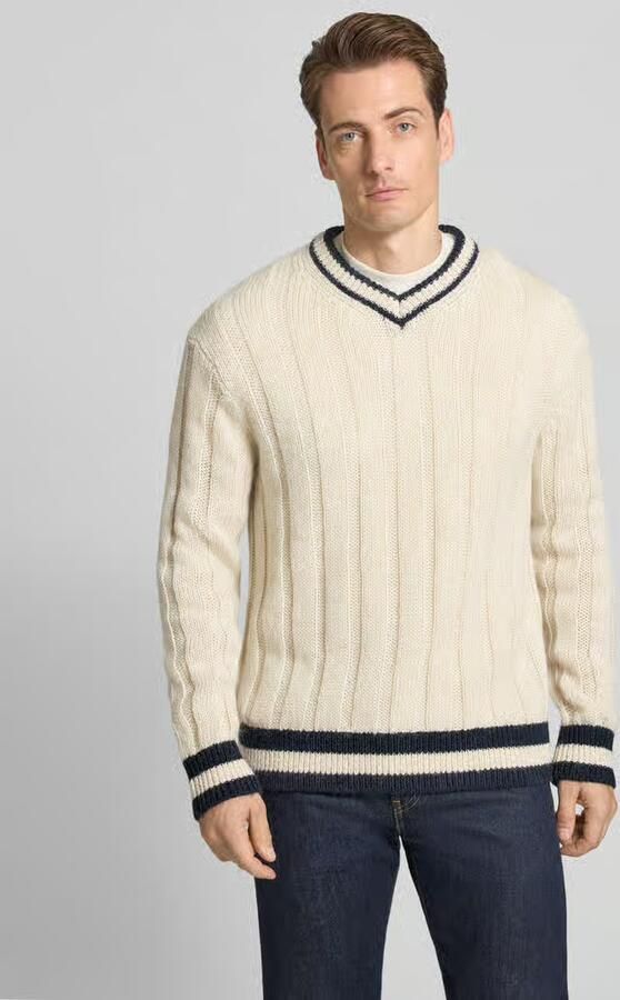 Selected Homme Relaxed fit gebreide pullover met wol model 'ROY' - Foto 4