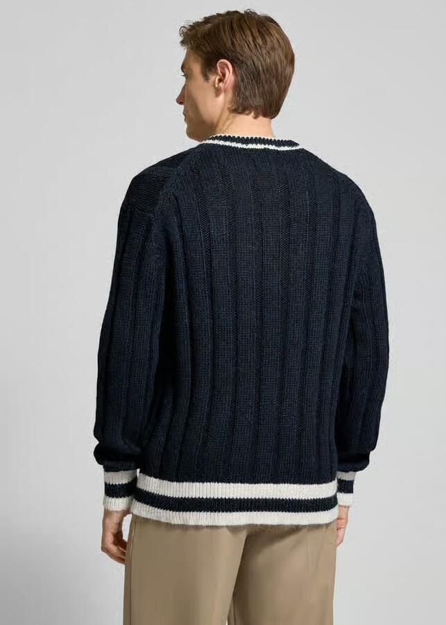 Selected Homme Relaxed fit gebreide pullover met wol model 'ROY'