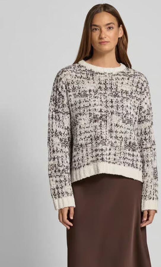 Selected Relaxed fit gebreide pullover van een mix van katoen en wol model 'LINDSAY' - Foto 2