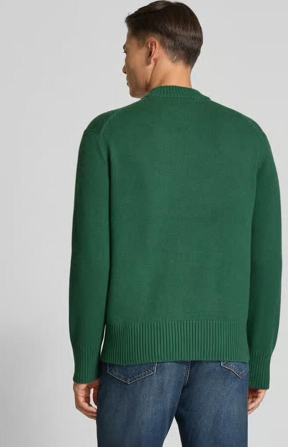 Selected Homme Relaxed fit gebreide pullover van een mix van wol en kasjmier model 'Calle'