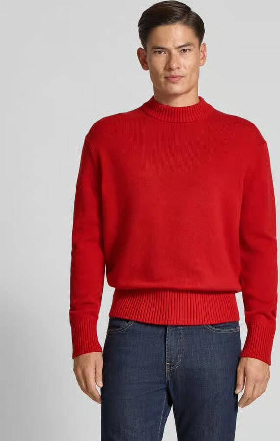 Selected Homme Relaxed fit gebreide pullover van een mix van wol en kasjmier model 'Calle'
