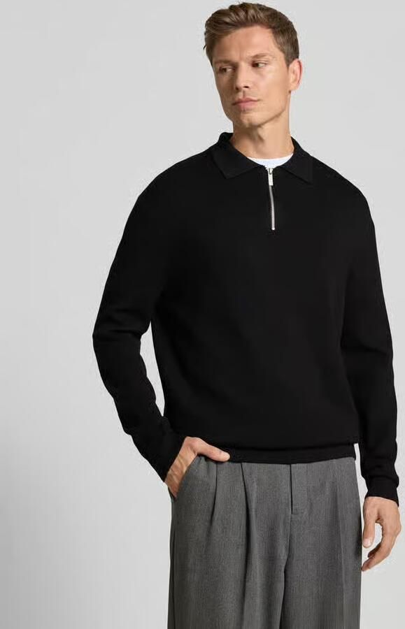 Selected Homme Relaxed fit gebreide pullover van viscosemix model 'TELLER' - Foto 2