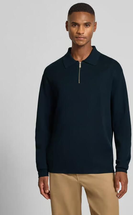 Selected Homme Relaxed fit gebreide pullover van viscosemix model 'TELLER' - Foto 4
