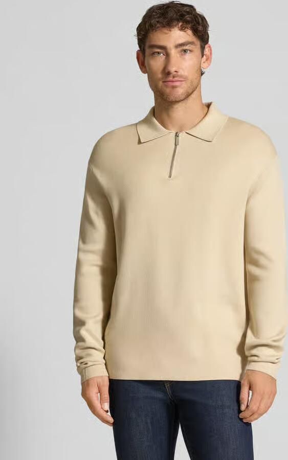 Selected Homme Relaxed fit gebreide pullover van viscosemix model 'TELLER' - Foto 4