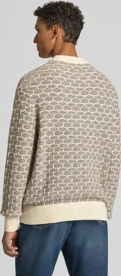 Selected Homme Relaxed fit gebreide pullover van wolmix model 'KEITH'