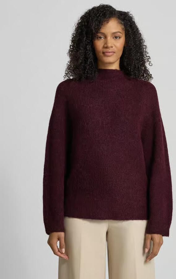 Selected Femme Relaxed fit gebreide pullover van wolmix model 'SIA' - Foto 6