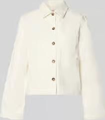 Selected relaxed fit jeansjack van mix van biologisch katoen model 'HOTEL AMOUR'