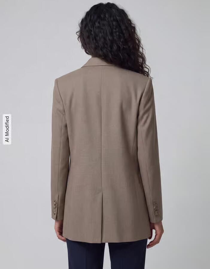 SELECTED FEMME Dames Blazers Slfrita Ls Relaxed Blazer Camel Mel Camel - Foto 2