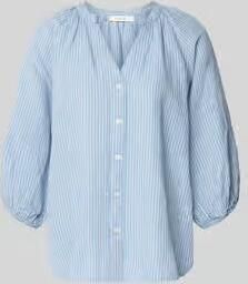 Selected relaxed fit overhemdblouse mix van katoen en linnen model 'ALBERTA' - Foto 7