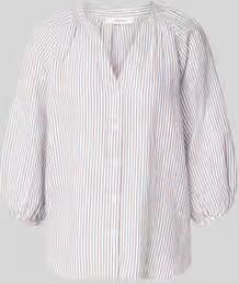 Selected relaxed fit overhemdblouse mix van katoen en linnen model 'ALBERTA' - Foto 4