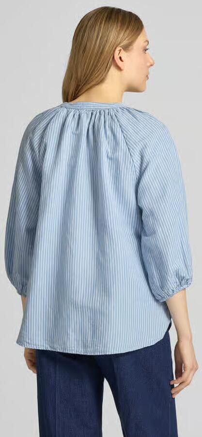 Selected relaxed fit overhemdblouse mix van katoen en linnen model 'ALBERTA' - Foto 9