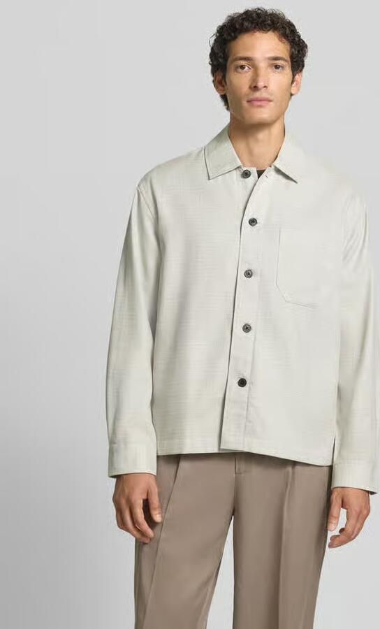 Selected relaxed fit overshirt van puur katoen model 'HENRY' - Foto 3