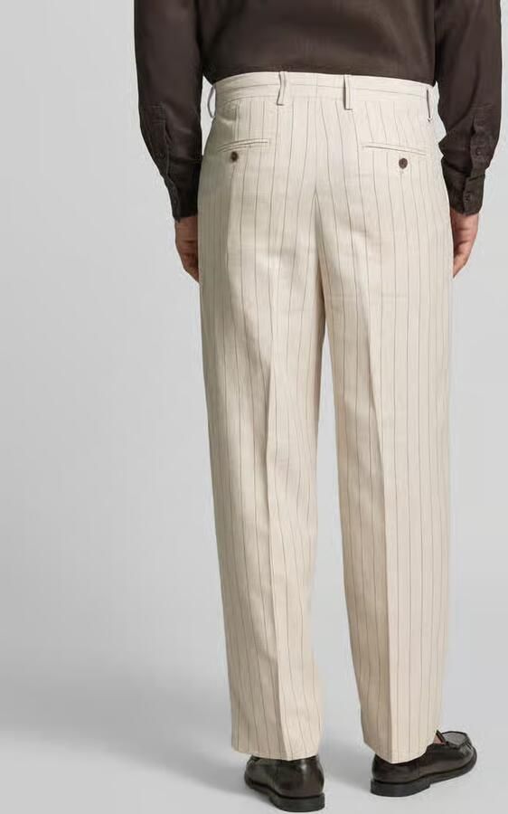 Selected relaxed fit pantalon van linnen-katoenmix model 'LADATTI' - Foto 3