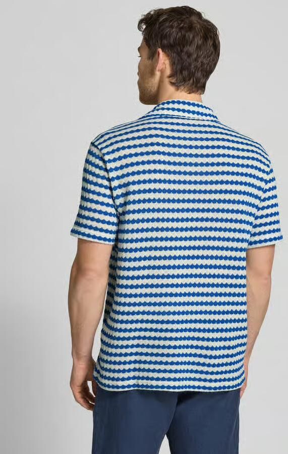 Selected relaxed fit poloshirt van katoenmix model 'DYLAN'