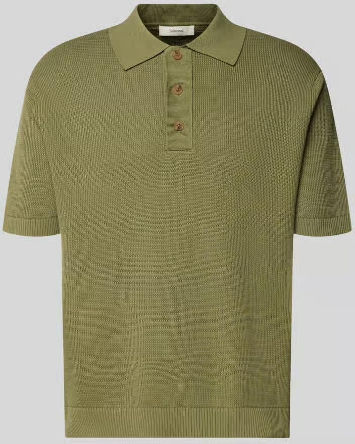 Selected Relaxed fit Poloshirt van puur katoen Model 'DANE'