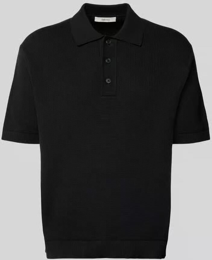 Selected Relaxed fit Poloshirt van puur katoen Model 'DANE'