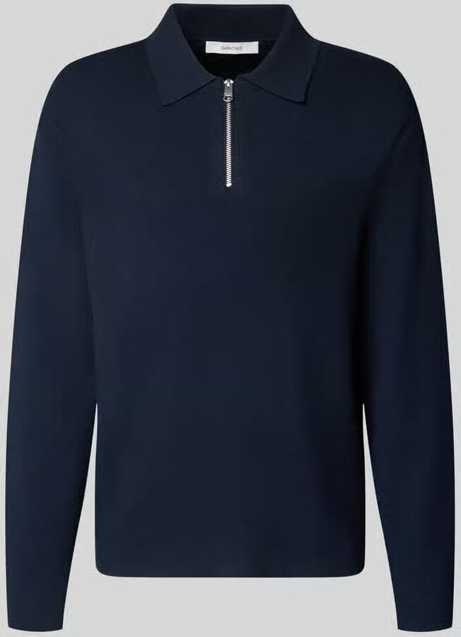 Selected Homme Relaxed fit gebreide pullover van viscosemix model 'TELLER' - Foto 2