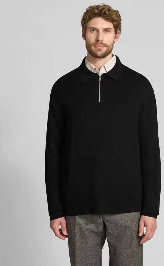 Selected Homme Relaxed fit gebreide pullover van viscosemix model 'TELLER' - Foto 5
