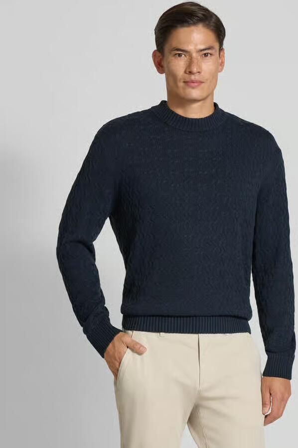 Selected Regular fit gebreide pullover van puur katoen model 'PHILIP' - Foto 3