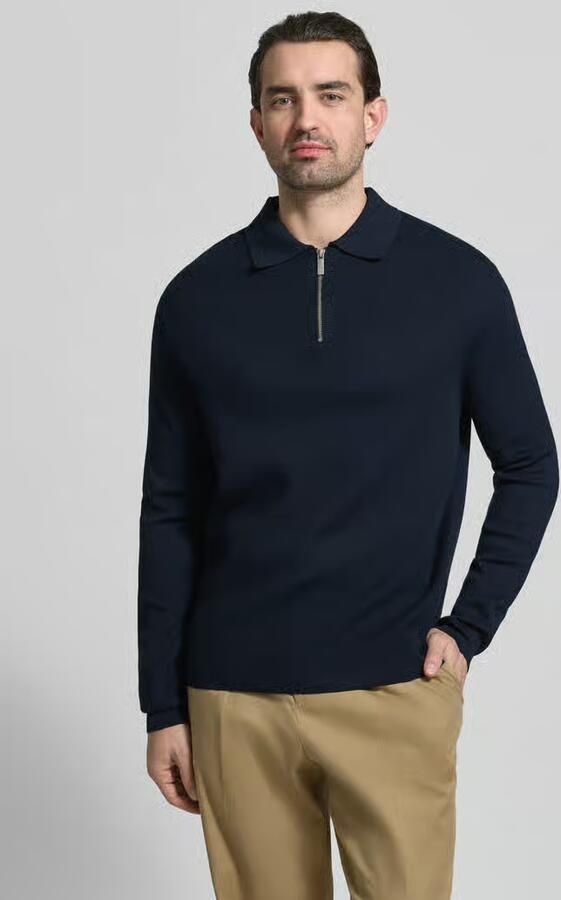 Selected Homme Relaxed fit gebreide pullover van viscosemix model 'TELLER' - Foto 3