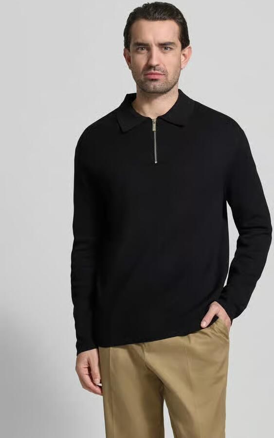 Selected Homme Relaxed fit gebreide pullover van viscosemix model 'TELLER' - Foto 3