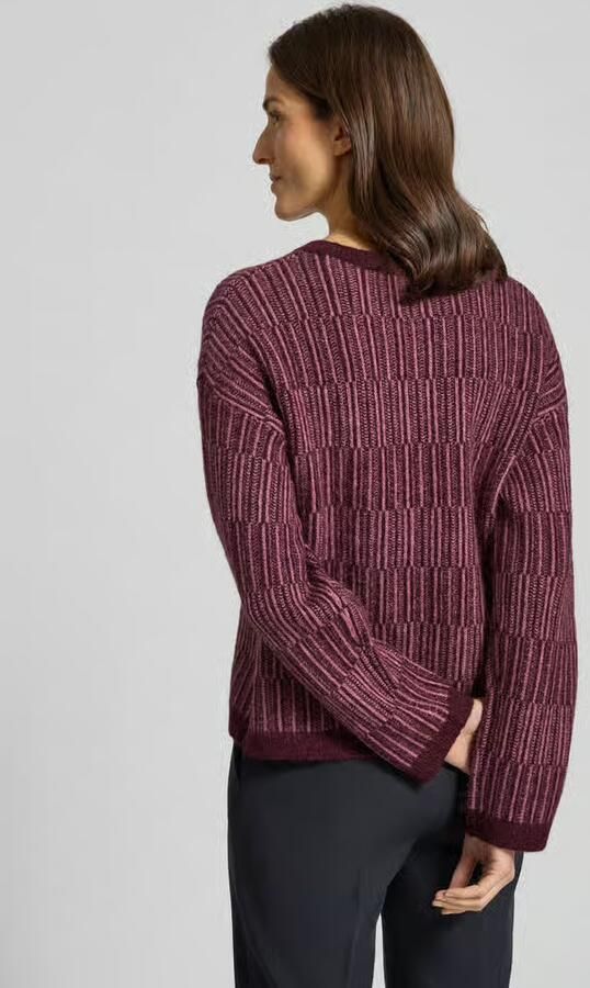 Selected Femme Relaxed fit pullover van wolmix met alpaca model 'FALVA'