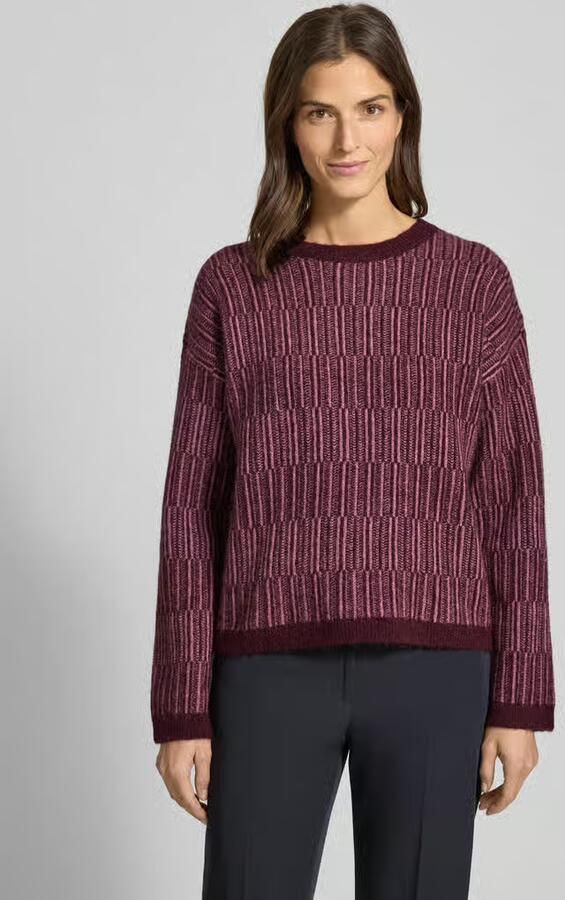 Selected Femme Relaxed fit pullover van wolmix met alpaca model 'FALVA' - Foto 2