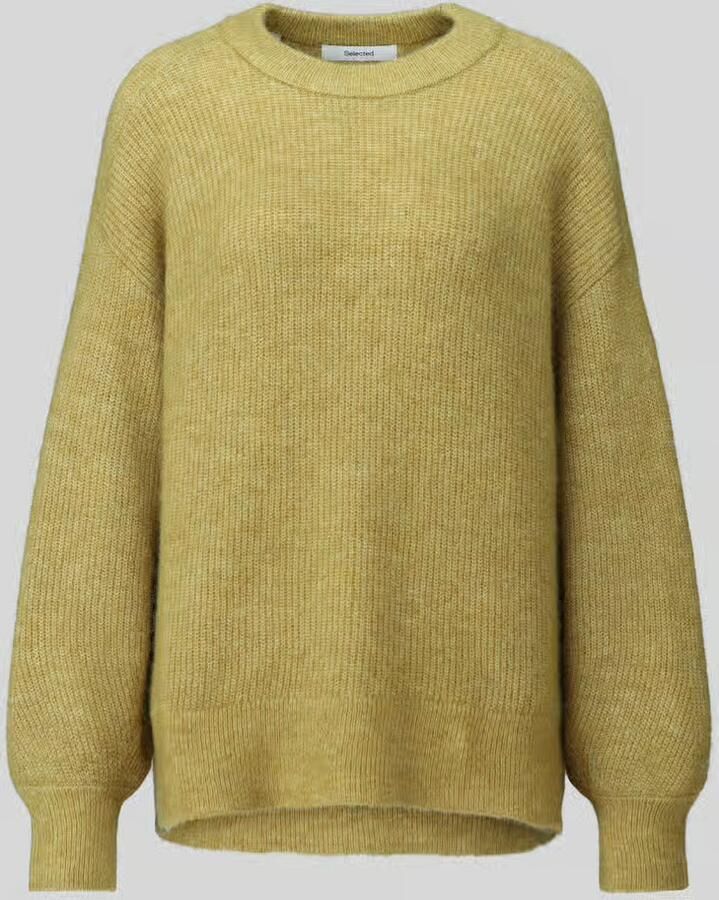 Selected relaxed fit pullover van wolmix model 'LULU'