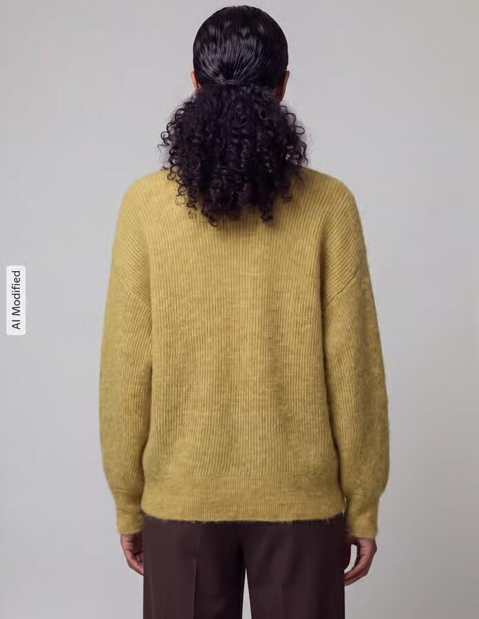 Selected relaxed fit pullover van wolmix model 'LULU' - Foto 2