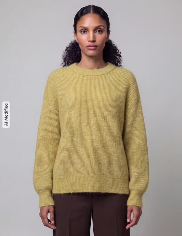 Selected relaxed fit pullover van wolmix model 'LULU' - Foto 3