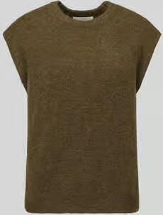 SELECTED WOMEN Dames Truien & Vesten Slwlulu Sl Knit Vest Olijf - Foto 5