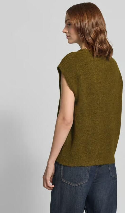 SELECTED WOMEN Dames Truien & Vesten Slwlulu Sl Knit Vest Olijf - Foto 3