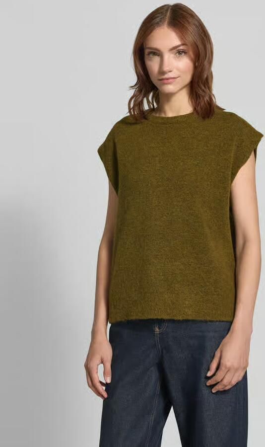 SELECTED WOMEN Dames Truien & Vesten Slwlulu Sl Knit Vest Olijf - Foto 2