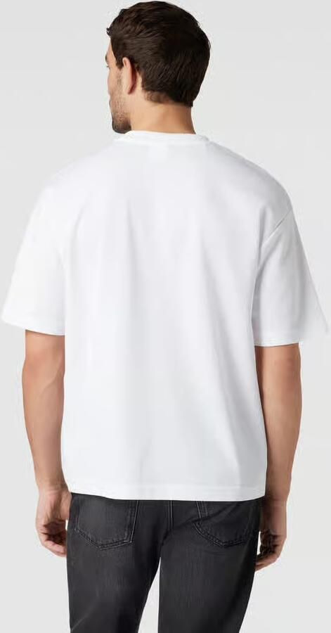 SELECTED MEN Heren Polo's & T-shirts Slhlooseoscar Ss O-neck Tee Noos Wit - Foto 8