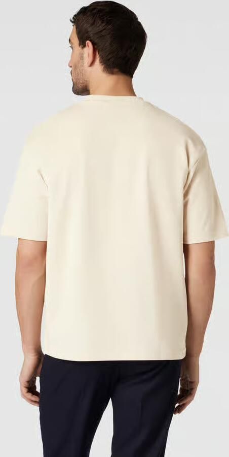SELECTED MEN Heren Polo's & T-shirts Slhlooseoscar Ss O-neck Tee Noos Beige - Foto 11