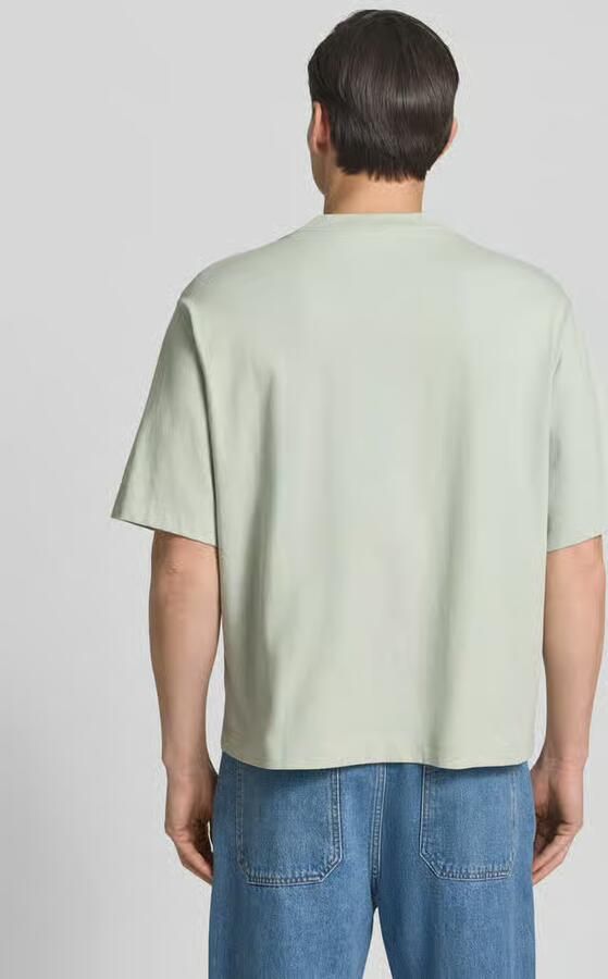SELECTED MEN Heren Polo's & T-shirts Lhboxynorman Graphic Ss O-neck Tee Mint - Foto 6