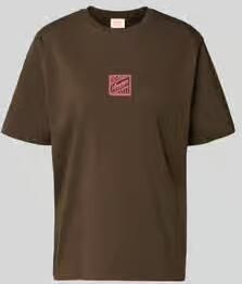 Selected relaxed fit T-shirt van puur katoen model 'BROOK SS HOTEL'