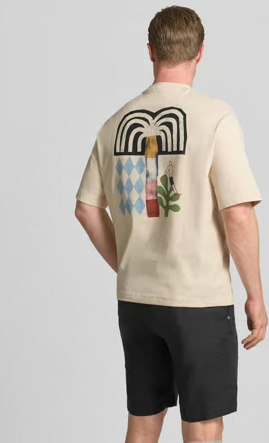 Selected relaxed fit T-shirt van puur katoen model 'NORMAN' - Foto 3