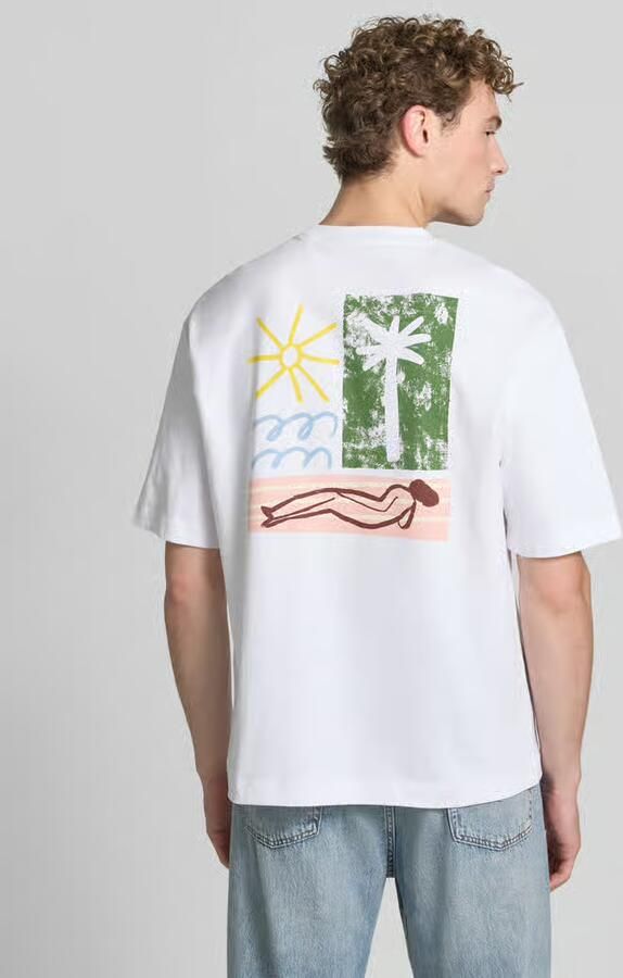 Selected relaxed fit T-shirt van puur katoen model 'NORMAN' - Foto 4